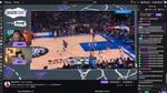 Screenshot des von Axe gesponserten Twitch NBA CreatorCast mit dem Live-Bild in groß und dem Chat-Fenster auf der rechten Seite.